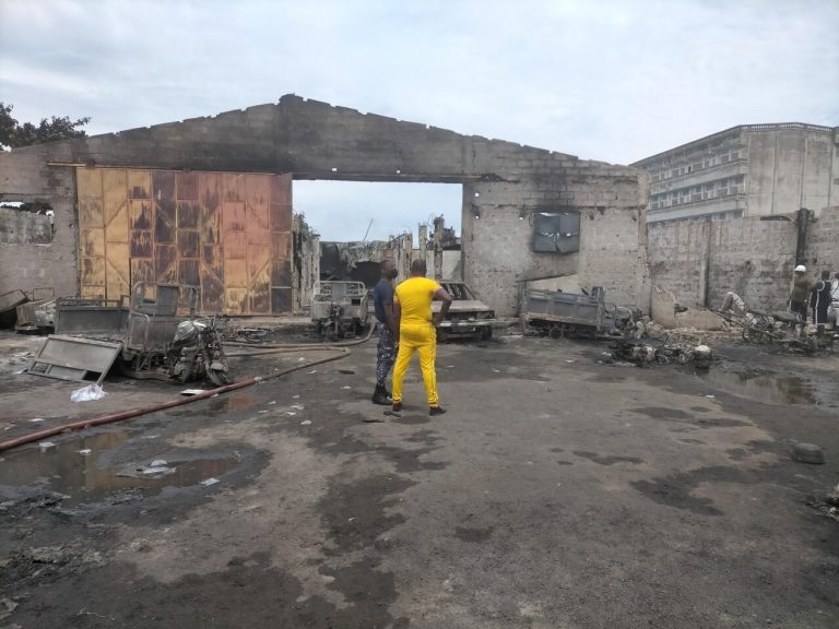 bénin incendie